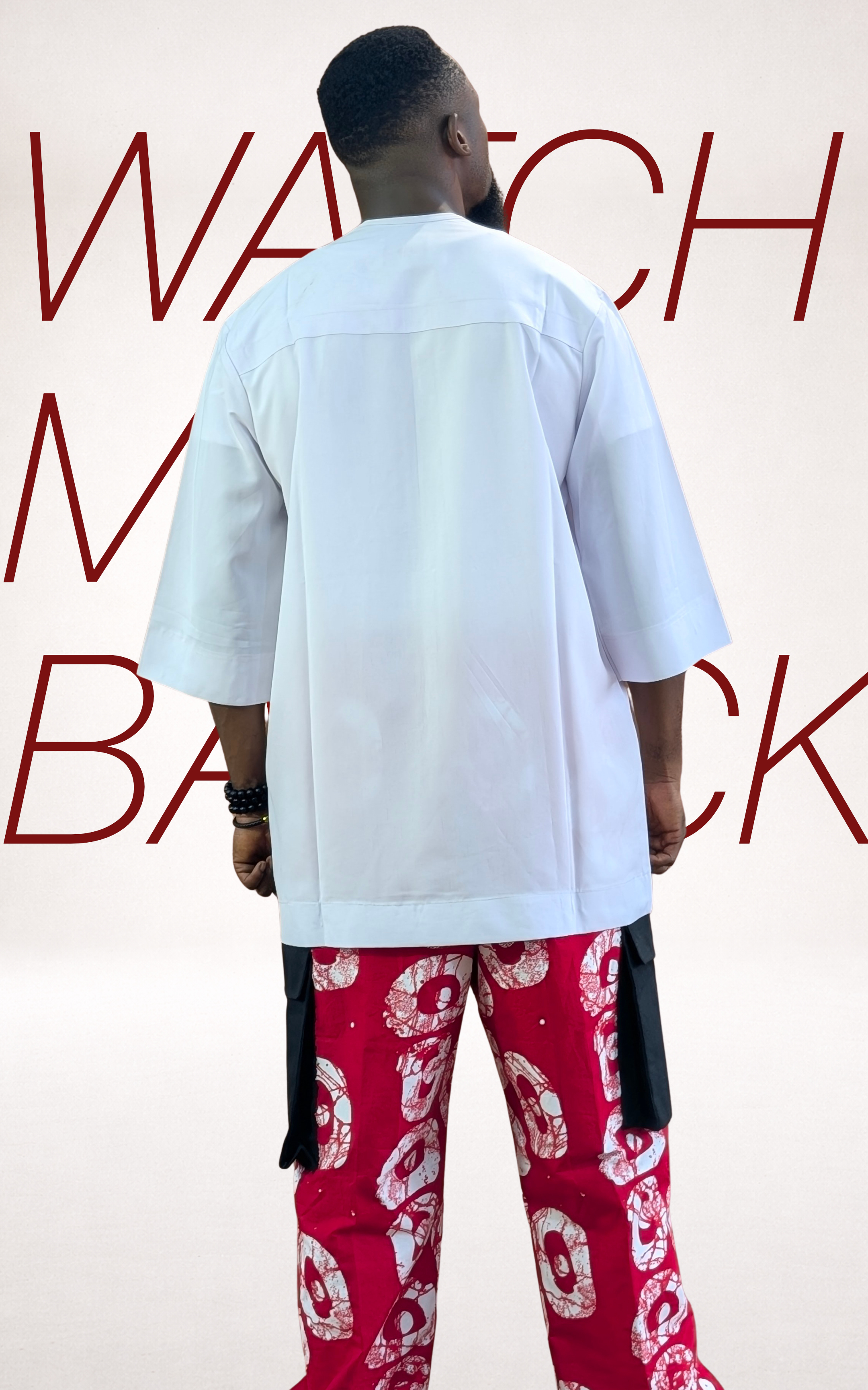 Sterling Red Adire Trousers - Feb.26 Valentines Collection - page 3