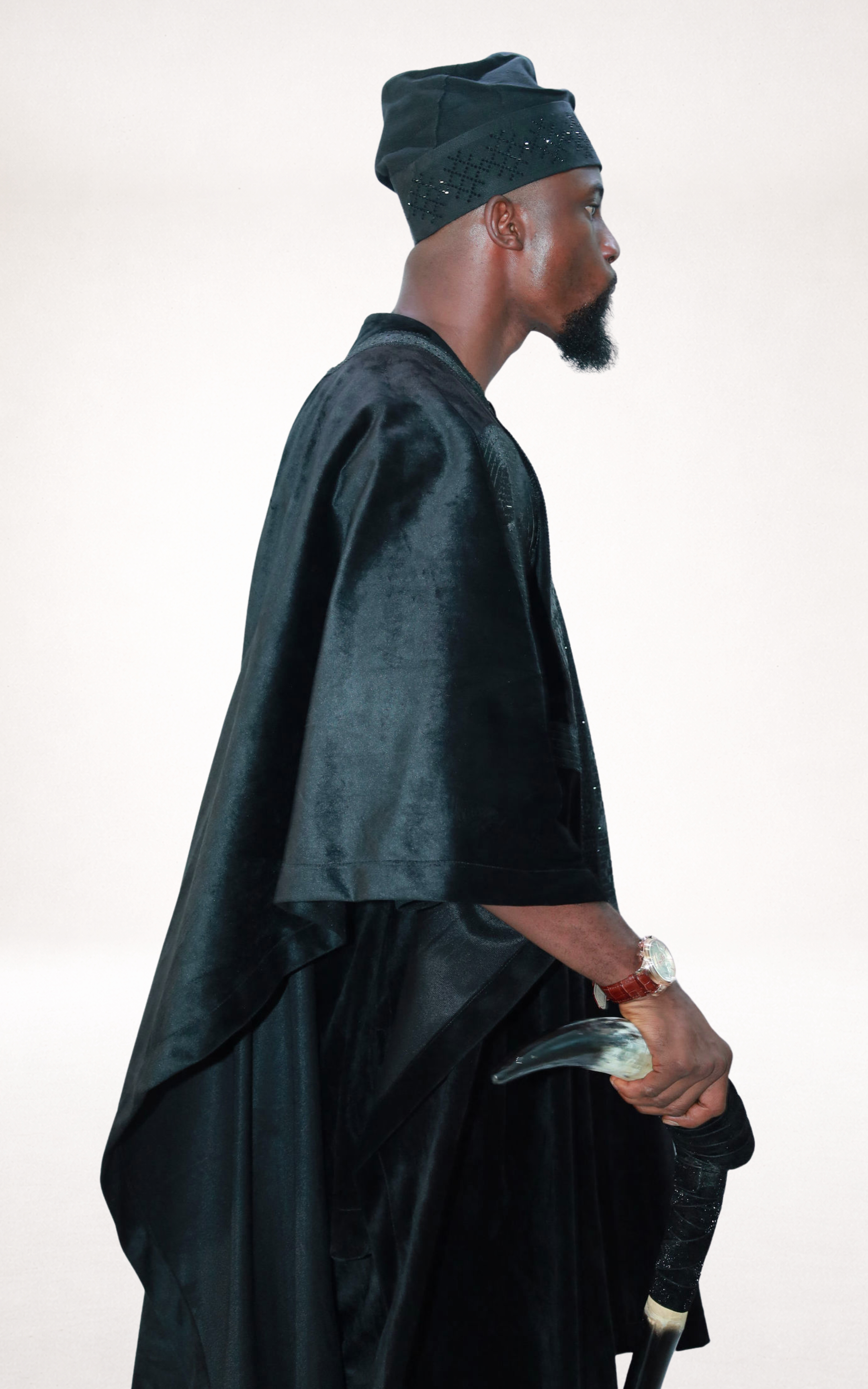 Black Velvet Agbada - page 2