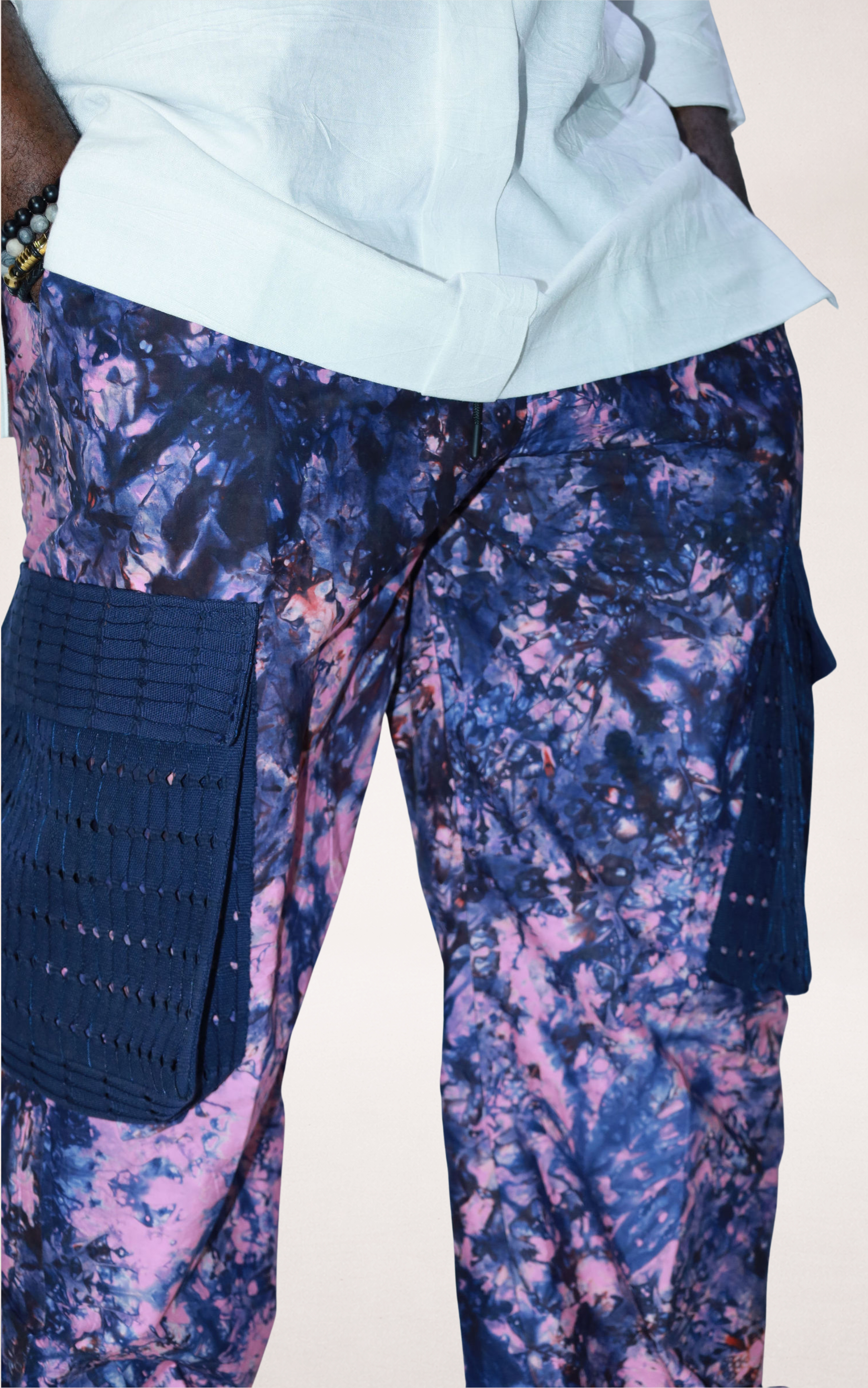 Purple Adire Trousers and White Native Shirt - page 3