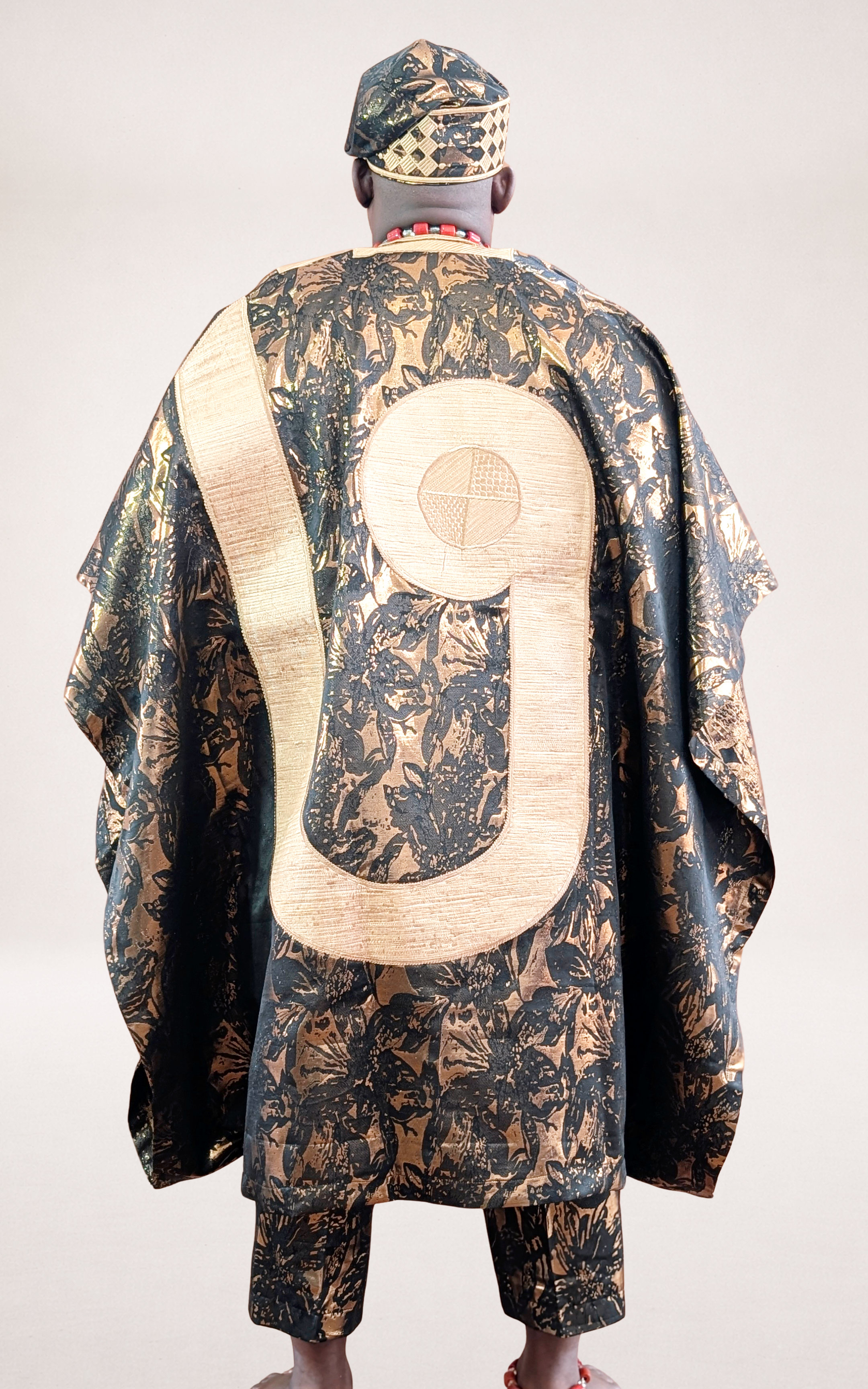 Gold Agbada with Abstract Patterns - page 3
