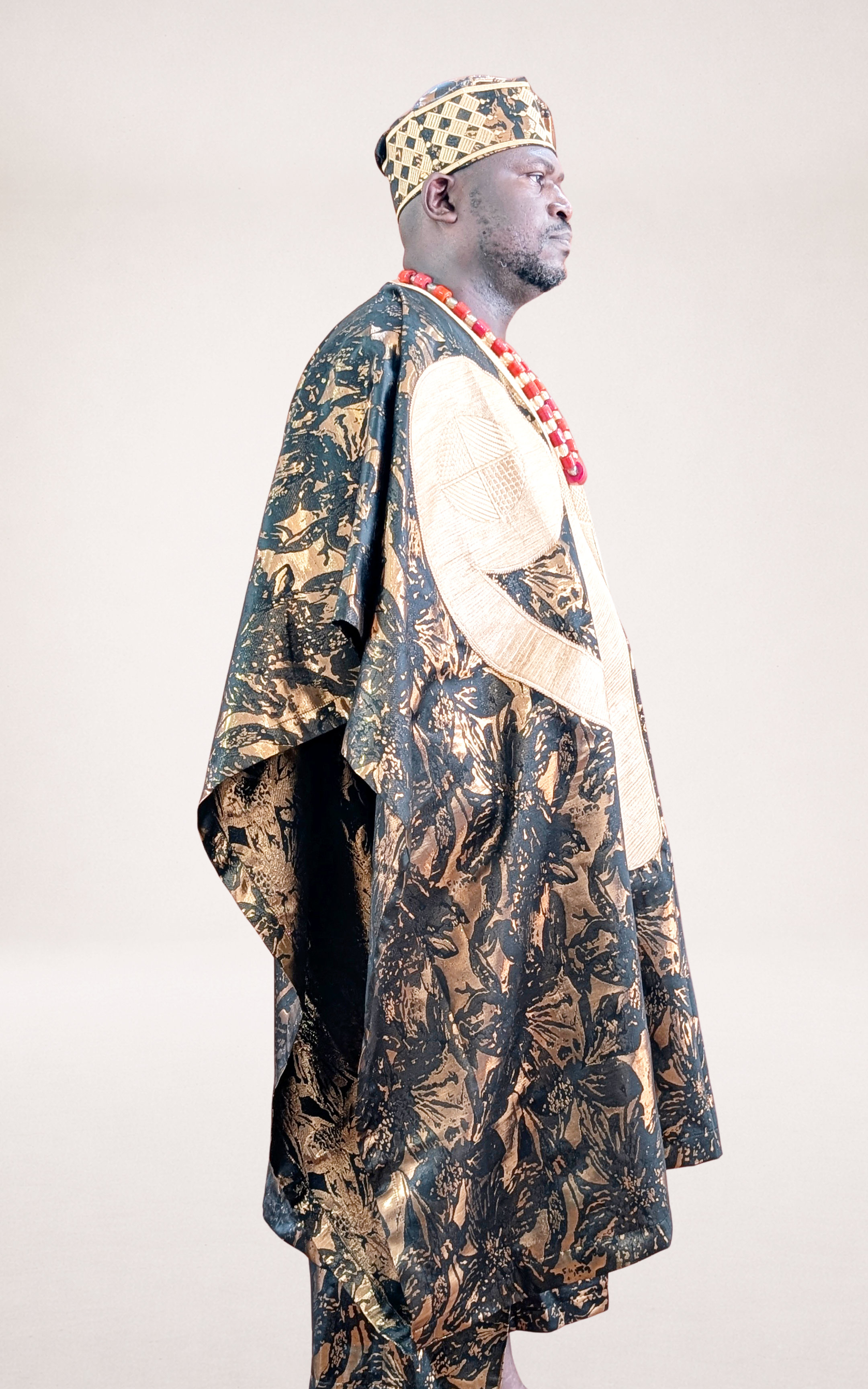 Gold Agbada with Abstract Patterns - page 4