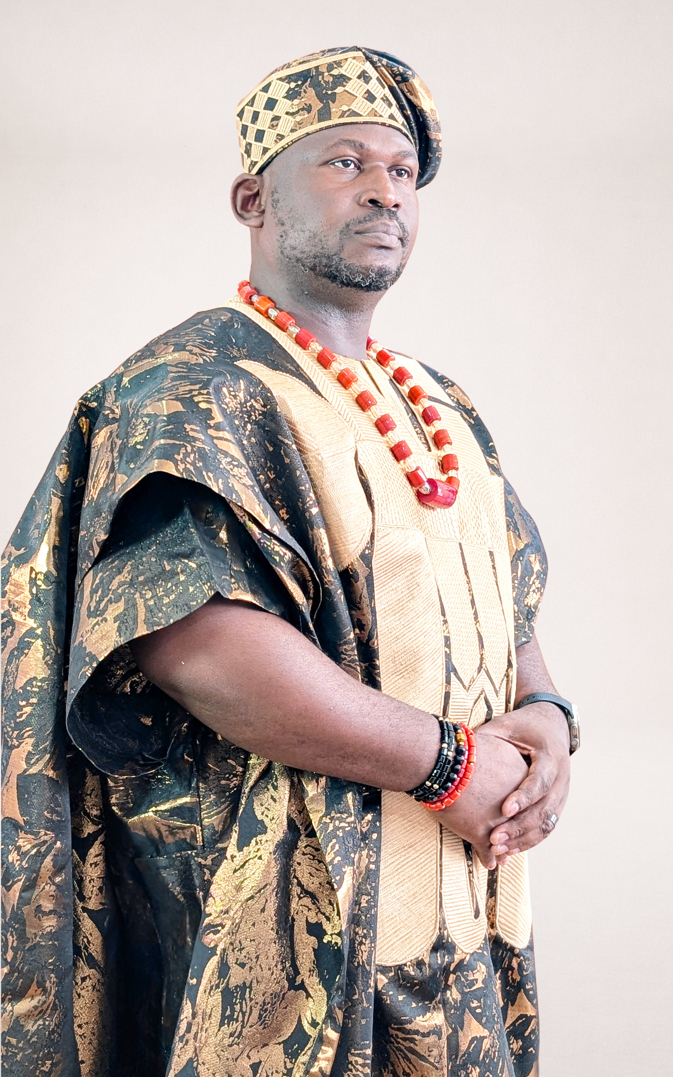 Gold Agbada with Abstract Patterns - page 6