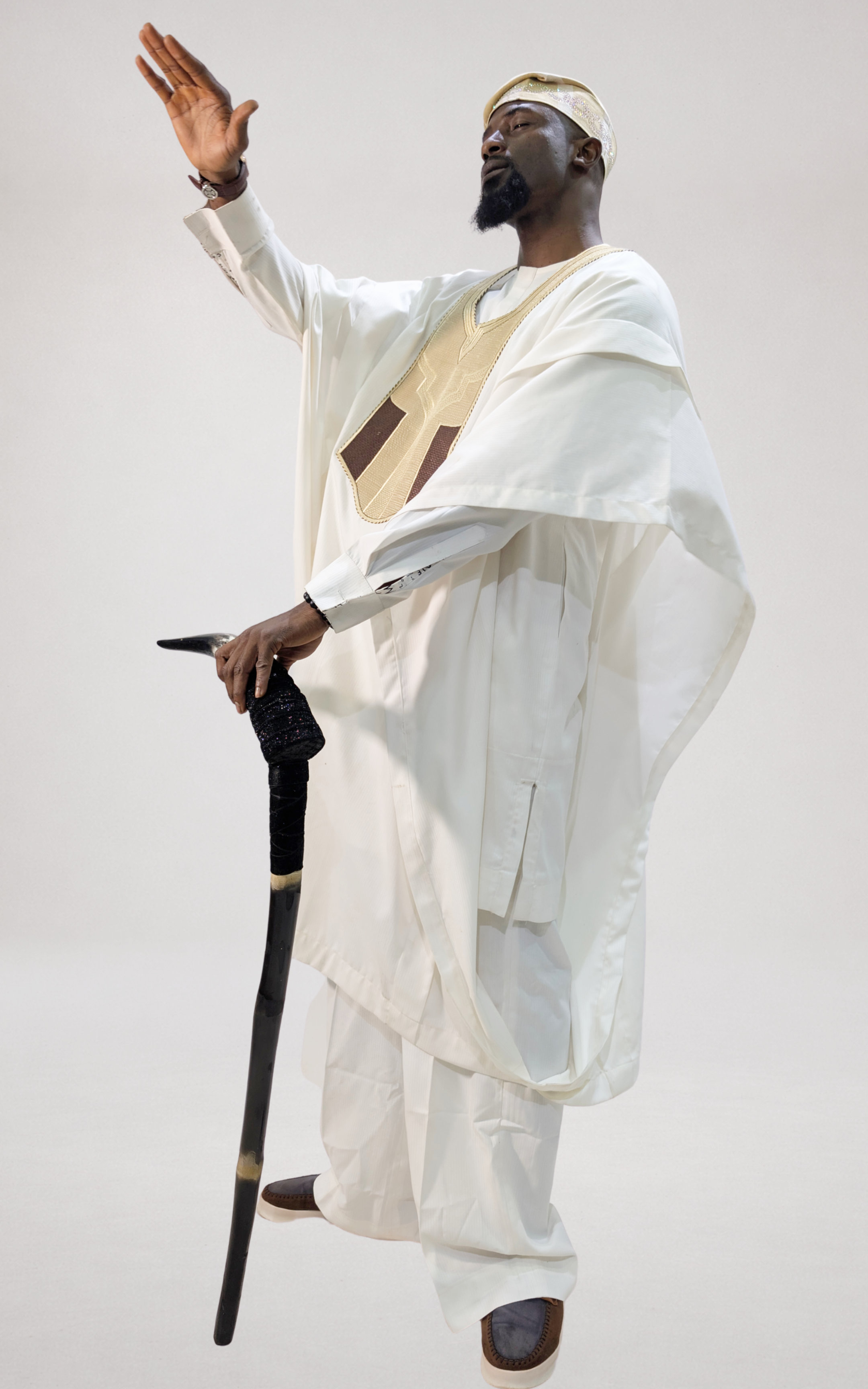 Off-white Wool Agbada - page 4