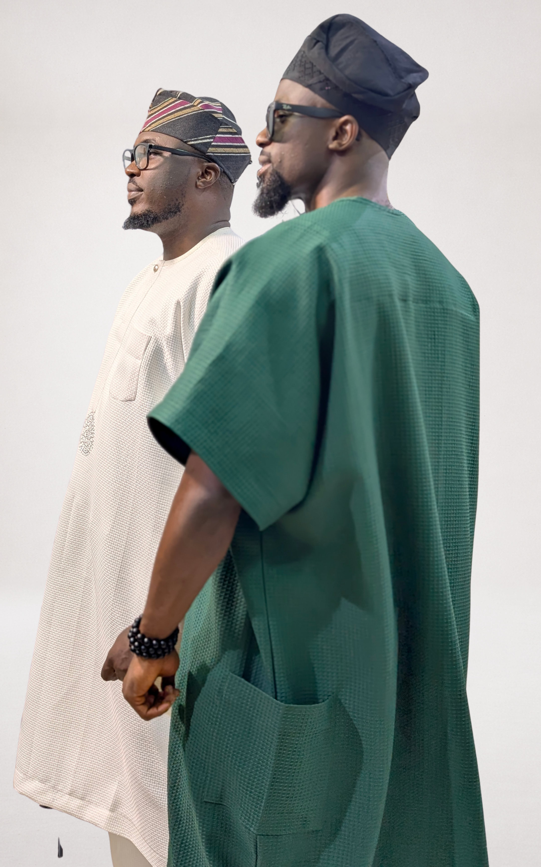 Teal Bubu Kaftan - page 2