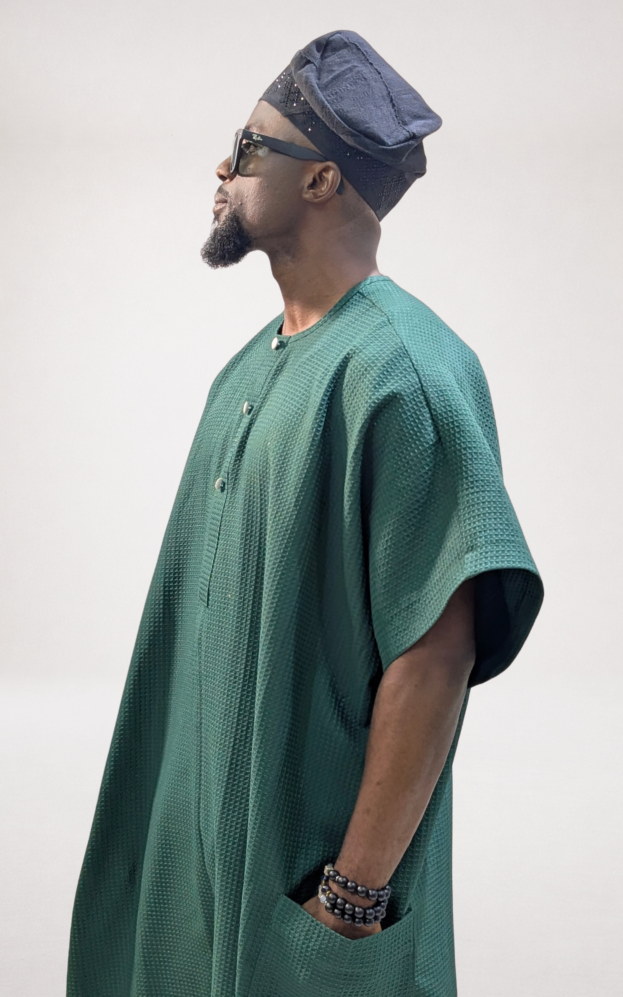 Teal Bubu Kaftan - page 3